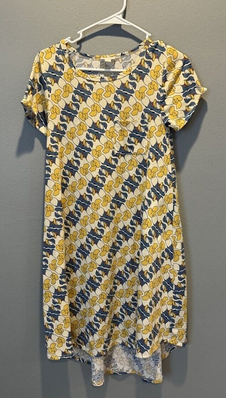 LuLaRoe Disney Donald Duck Dress Size XXS